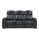 Apex Power Double Reclining Sofa With Center Drop-Down Cup Holders