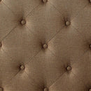 Carly Cal.King, E.King, Full, & Queen Bed Grey & Brown