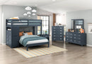 Sloane Loft Bunk Bed - Chest With 7 Drawers & Hidden Pull Out Desk