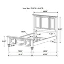 Sandy Beach Panel Bed