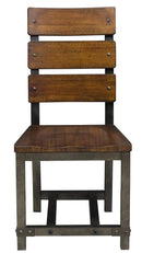 Holverson Side Chair in Rustic Brown (Set of 2)