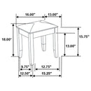 Felicity Makeup Vanity Stool