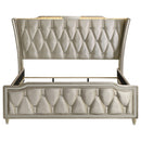 Lorient Wingback Bed with LED Lighting