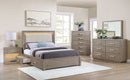 Kenora Panel Platform Storage Bed with LED Lighting
