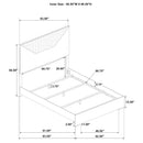 Ives Panel Bed with LED Lighting