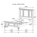 Sandy Beach Panel Bed