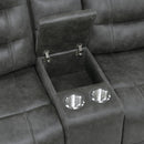 Oberon Double Reclining Love Seat With Center Console