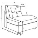 Cambria Armless Chair