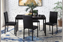 Tempe Dining Table, Faux Marble Top