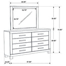 Woodmont Dresser with Mirror