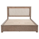 Kenora Panel Platform Storage Bed with LED Lighting