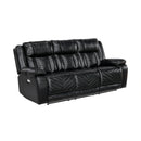 Huron Power Double Reclining Sofa With Center Drop-Down Cup Holders