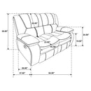 Camila Reclining Sofa Set