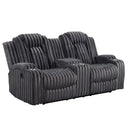 Phyllis Double Reclining Love Seat With Center Console And Cup Holders