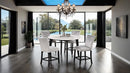 Sabro 5 Pc Dining Table Set Black