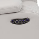 Radiant Pw D. Recln Loveseat W/ Console