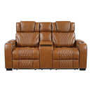 Apex Power Double Reclining Love Seat With Center Console
