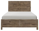 Mandan Queen Panel Bed in Weathered Pine 1910-1*