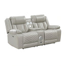 Huron Power Double Reclining Love Seat With Center Console