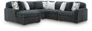 Midnight-Madness Sectional with Chaise