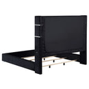 Tisdall Wingback Bed with Flame Visualizer