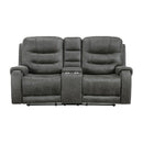 Oberon Double Reclining Love Seat With Center Console