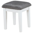 Elijah Makeup Vanity Table with LED Mirror and Stool
