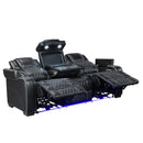 Apex Power Double Reclining Sofa With Center Drop-Down Cup Holders