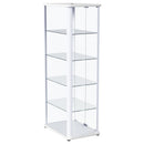 Aero Curio Cabinet with LED Lighting
