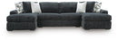 Midnight-Madness Sectional with Chaise