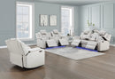 Radiant Pw D. Recln Loveseat W/ Console