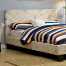 Evans E.King & Cal.King Bed Espressso, White, & Camel