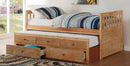 Bartly Twin/Twin Trundle Bed w/ 2 Storage Drawers in Natural B2043PR-1*