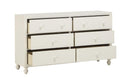 Wellsummer 6 Drawer Dresser in White 1803W-5