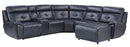 Avenue Armless Reclining Chair in Navy 9469NVB-AR