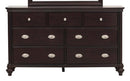 Marston 7 Drawer Dresser in Dark Cherry 2615DC-5