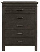 Blaire Farm Chest in Saddle Brown Wood 1675-9