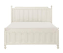 Wellsummer Queen Panel Bed in White 1803W-1*