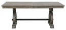 Toulon Dining Table in Dark Pewter 5438-96*