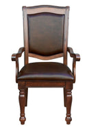 Lordsburg Arm Chair in Brown Cherry (Set of 2)