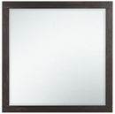 Miter Mirror in Rustin Mahogany & Dark Ebony 1762-6