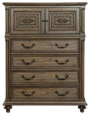 Rachelle 4 Drawer Chest in Weathered Pecan 1693-9