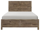Mandan Queen Panel Bed in Weathered Pine 1910-1*