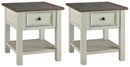 Bolanburg End Table Set
