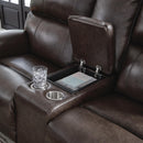 Crossplex Power Reclining Loveseat with Console