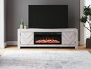 Cayboni 71" TV Stand with Electric Fireplace