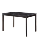 Tempe Dining Table, Faux Marble Top