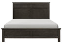 Blaire Farm King Panel Bed in Saddle Brown Wood 1675K-1EK*