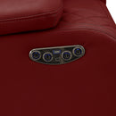 Radiant Pw D. Recln Loveseat W/ Console