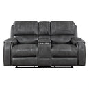 Newnan Double Glider Reclining Love Seat With Center Console